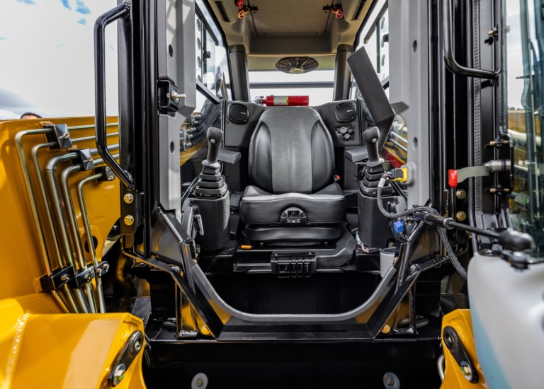 ASV VT-75 compact track loader interior