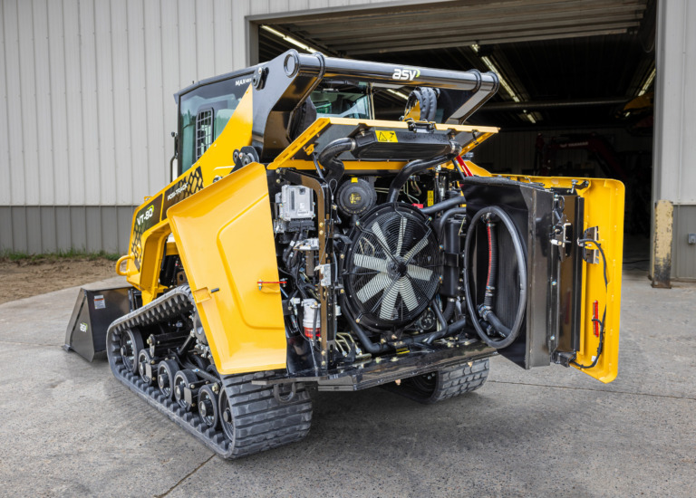 ASV VT-80 Compact Track Loader under the hood