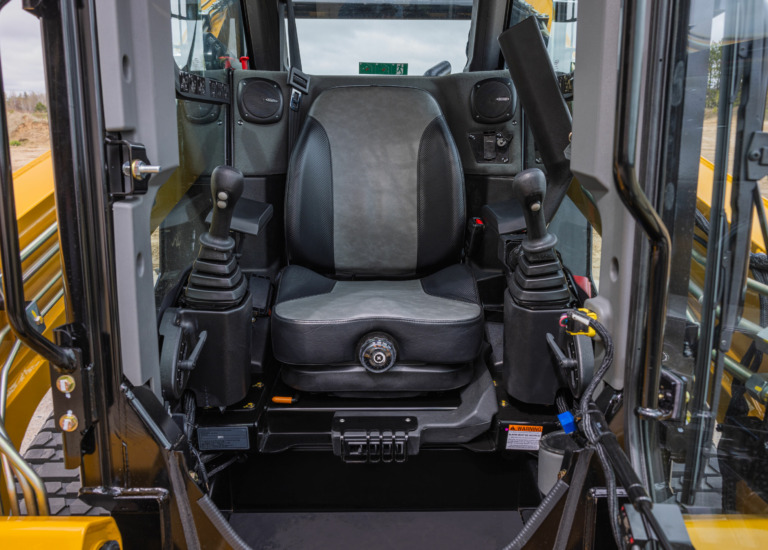 ASV VT-80 Compact Track Loader operator cab interior